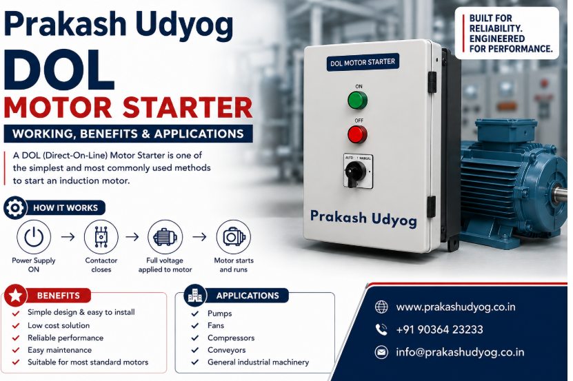 DOL motor starters and electrical products for Maharashtra